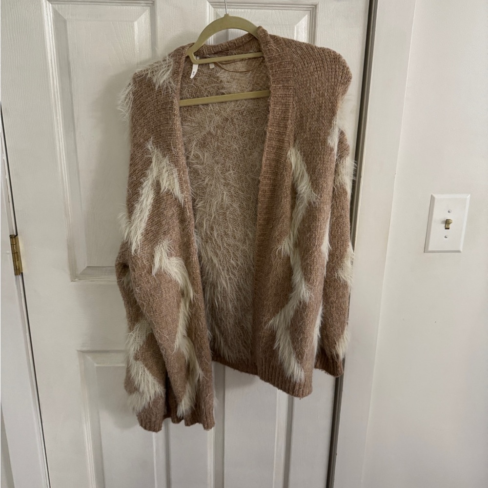 Cozy Brown and Cream Women's Sweater